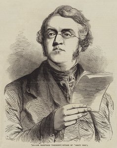 William Makepeace Thackeray, Author of Vanity Fair