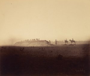 Cavalry Maneuvers, October 3 by Gustave Le Gray