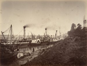 Fête de S. A. Ismaïl Pacha à bord des bateaux de LL. A A. les princes, janvier 1867