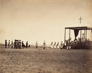 La Messe au Camp de Châlons by Gustave Le Gray
