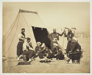 Untitled Zouaves, 1857 by Gustave Le Gray