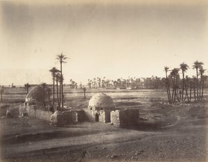 View of the Plain of Thebes taken from the Temple of Karnak, 1867 by Gustave Le Gray