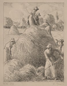 Haymakers of Eragny by Gustave Leheutre