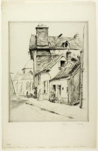 The Apse of St. Remy of Troyes by Gustave Leheutre