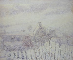 Blizzard at Hedouville by Gustave Loiseau