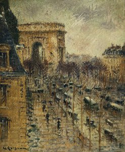 The Arc de Triomphe by Gustave Loiseau