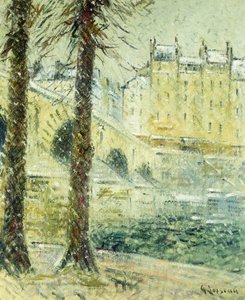 The Pont Marie in the Snow, c.1926