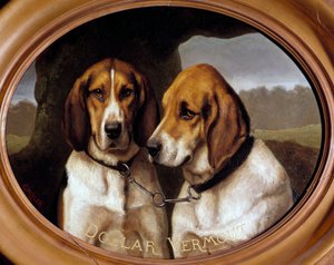 Dogs Dollar and Vermout by Gustave Mohler