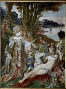 The Unicorns by Gustave Moreau