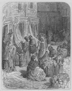 The Rag Fair by Gustave after Dore