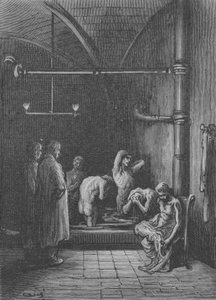 The Toilet in a Refuge by Gustave after Dore