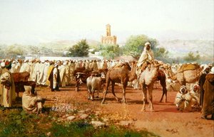 Arab Village Scene