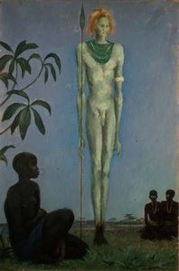 A Dinka Herdsman by Guy Richard Charles Wyndham