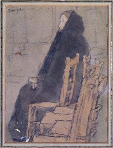 Old Woman in a Black Shawl by Gwen John