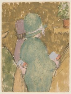 Two Figures in Church