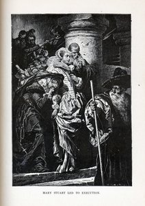 Mary Stuart led to execution by Gyula Benczúr