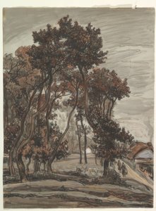 Landscape Near Saint Jean de Mont by Géza Peske