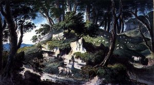 Landscape, with Cows and Sheep