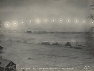 Sun Cycle Taken Dec 21-17. Looking South from Gov. Hill, 1917