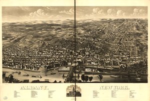 Albany, New York 1879 by H.H. Rowley and Co.; Beck and Pauli