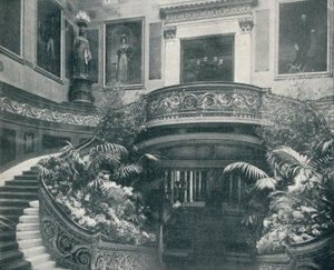 The Grand Staircase at Buckingham Palace, c1899 by HN King