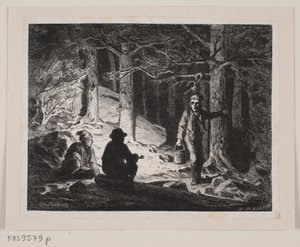 Illustration for "A Summer Night in Krogskoven"