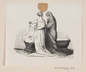 Illustration of "The Galoshes of Fortune" in H.C. Andersen, "Fairy Tales and Stories", Volume 1 by H.P. Hansen