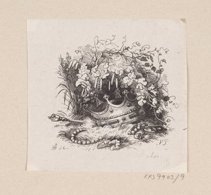 Illustration for "The Princess and the Pea" in H.C. Andersen, "Fairy Tales and Stories", Volume 1