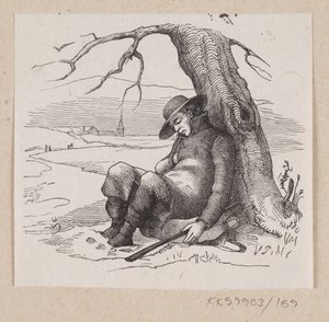 Illustration to "Under the Willow Tree" in H.C. Andersen, "Fairy Tales and Stories", Volume 2