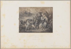 The Holy Family with Angels by H. Bayard and F. A. Renard