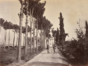 Afghans in Babur’s Gardens, Jalalabad, 1878