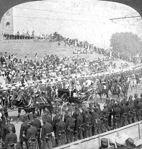Procession of the Maharajahs, Delhi, India, 1912 by H. D. Girdwood