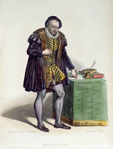 Michel Eyquem de Montaigne (1533-92) from 