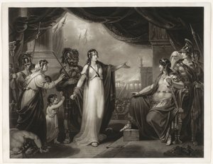 Timoclea Brought Before Alexander