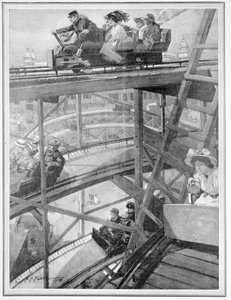 The spiral railway at the Franco-British exhibition, 1908 by H. H. Flere
