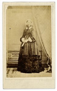 Carte-de-visite of Florence Nightingale, c.1858 by H. Hering