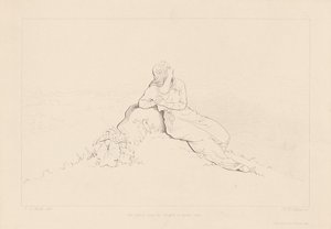 The Sunrise Drew Her Thoughts to Europe by H. W. Collard, after George Elgar Hicks