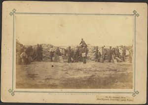 Battery Hays, Seven 30-pounder Parrot Rifles, against Wagner