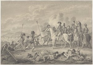 Duke of Wellington Receiving Two Captured French Standards with Eagles during the Battle of Waterloo, 1815 by Haatje Pieters Oosterhuis