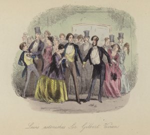 Illustration for Lewis Arundel or The Railroad of Life by Frank E Smedley by after Hablot Knight Browne