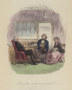 Illustration for Lewis Arundel or The Railroad of Life by Frank E Smedley by after Hablot Knight Browne