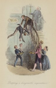 Illustration for Lewis Arundel or The Railroad of Life by Frank E Smedley by after Hablot Knight Browne