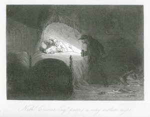 London streets: Nathaniel Crosier, Esq, passes a very Restless Night by Hablot Knight (1815 92) Browne