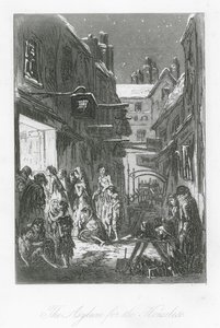 London Streets: The Asylum for the Houseless by Hablot Knight (1815 92) Browne
