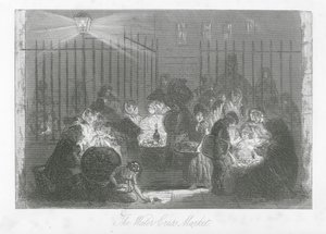 London Streets: The Water-Cress Market by Hablot Knight (1815 92) Browne