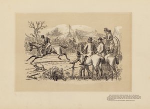 The Tumbletown Steeple-Chase, No 1, The Favourite by Hablot Knight (1815 92) Browne