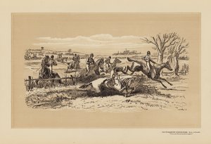 The Tumbletown Steeple-Chase, No 5, A Scramble by Hablot Knight (1815 92) Browne