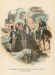 Illustration for Dombey and Son by Hablot Knight Browne