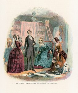 Illustration for Dombey and Son by Hablot Knight Browne
