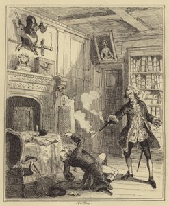 Lord Ferrers Shooting His Steward by Hablot Knight Browne